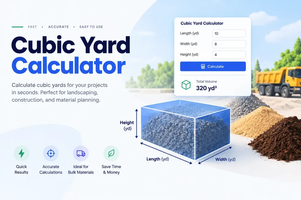 Cubic Yard Calculator